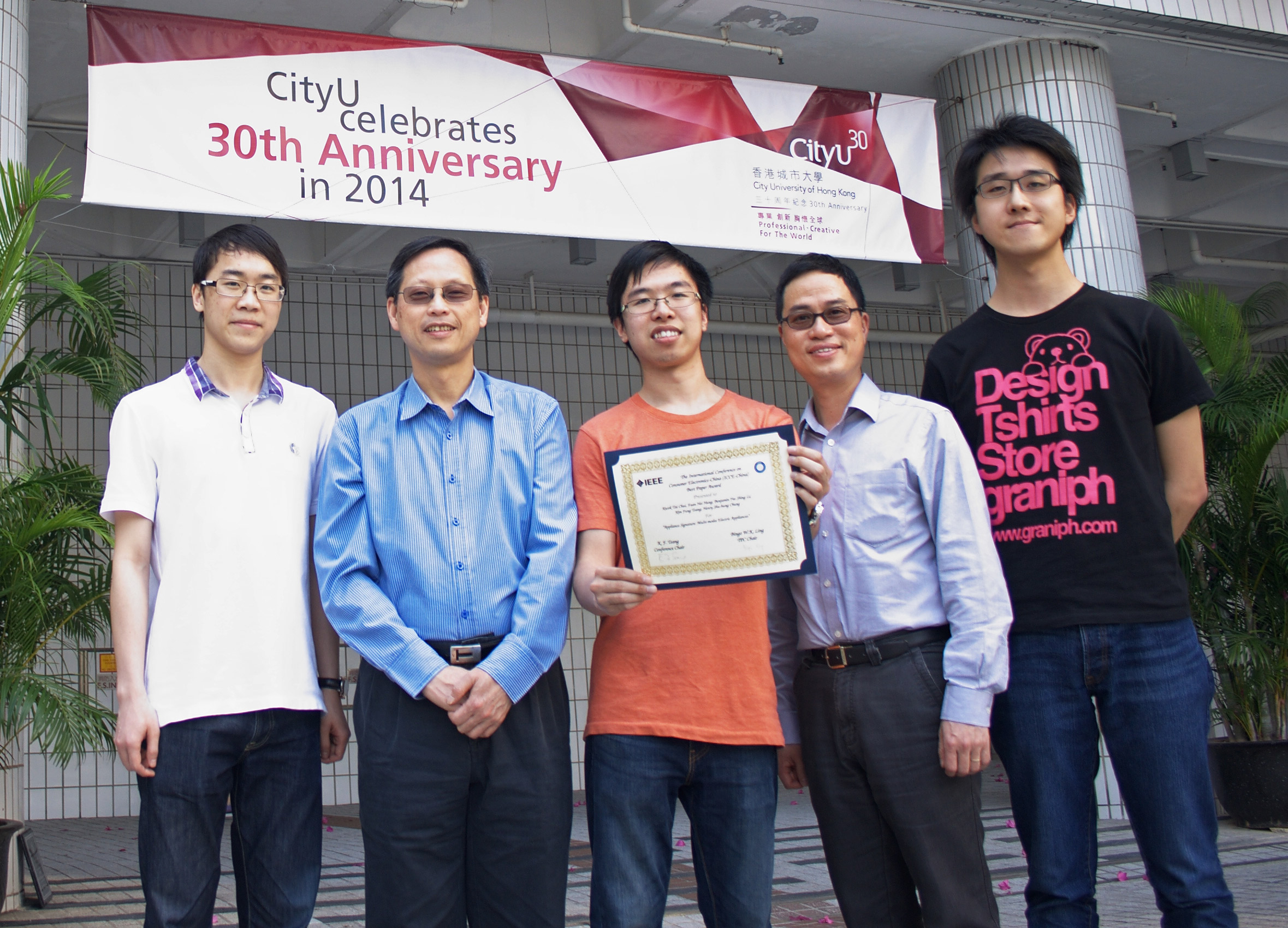 Best Paper Award in the 2014 IEEE International Conference on Consumer Electronics - China