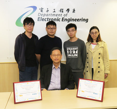 Winning Two Prizes in IEEE IES Inaugural Inter-chapter Competition 2018