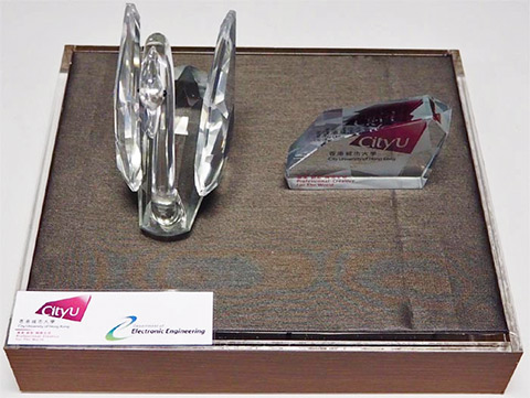  Beautiful Glass Swan Antenna to Dr Yeung Kin-man, JP