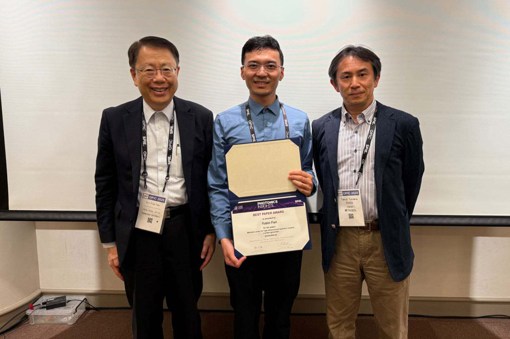 Best Paper Award at META - Optics &amp; Photonics International Congress 2025