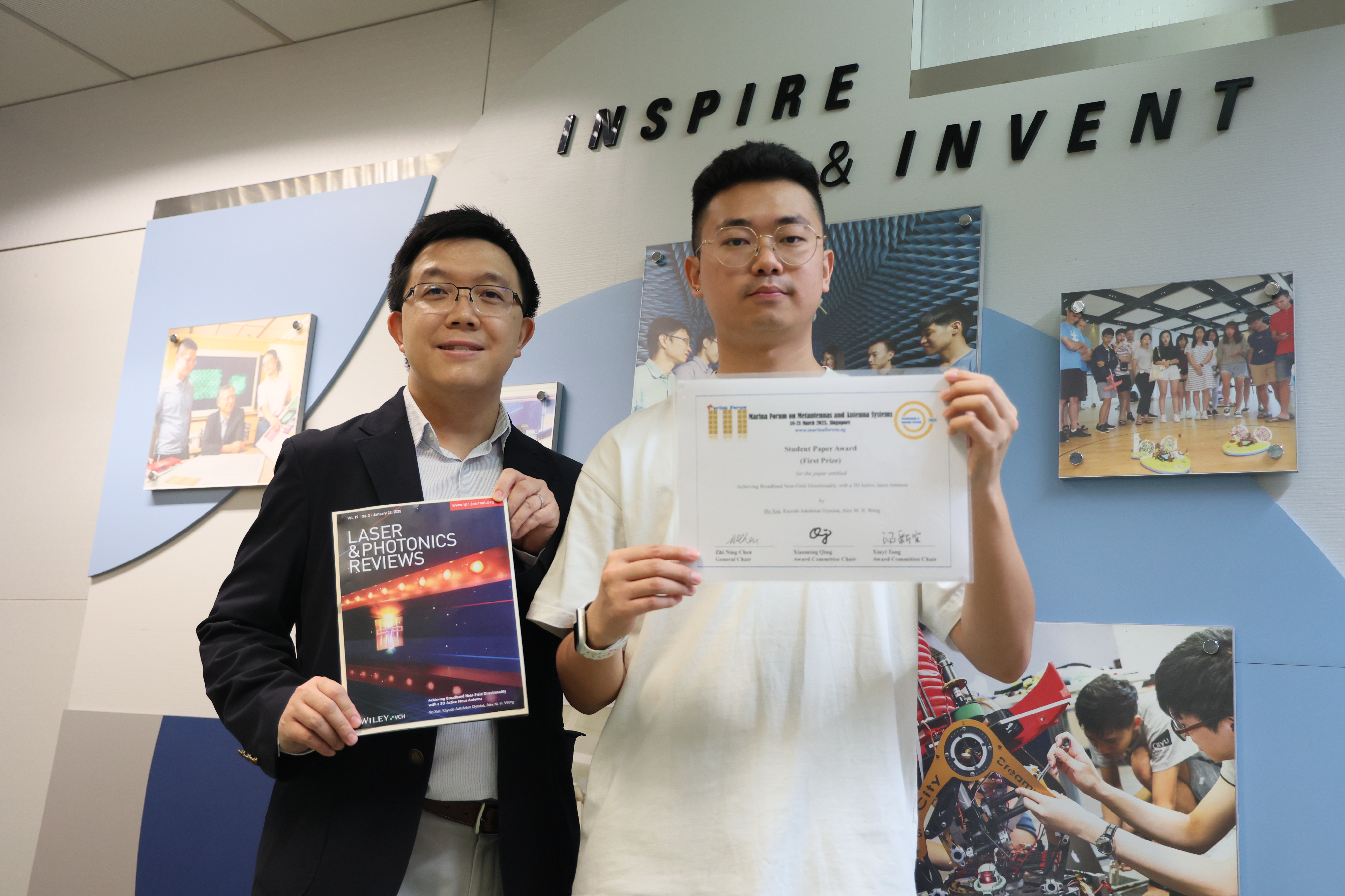 Winning Student Paper Award at the 5th Marina Forum on Metantennas and Antenna Systems