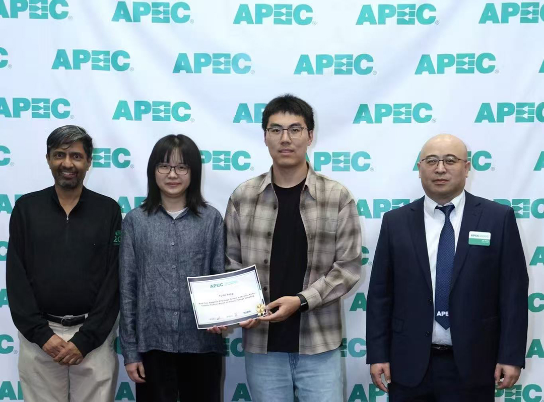 Winning Best Presentation Award at IEEE Applied Power Electronics Conference and Exposition (APEC) 2026