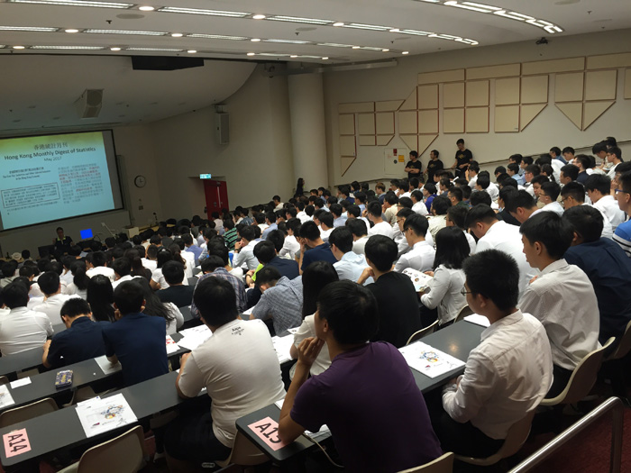 A Full House of Students joining JS1205 Programme Information Session