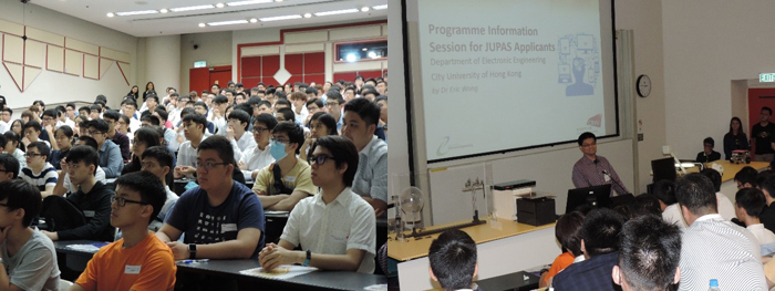 A Full House of Students joining JS1205 Programme Information Session and its complementary mBot Workshop