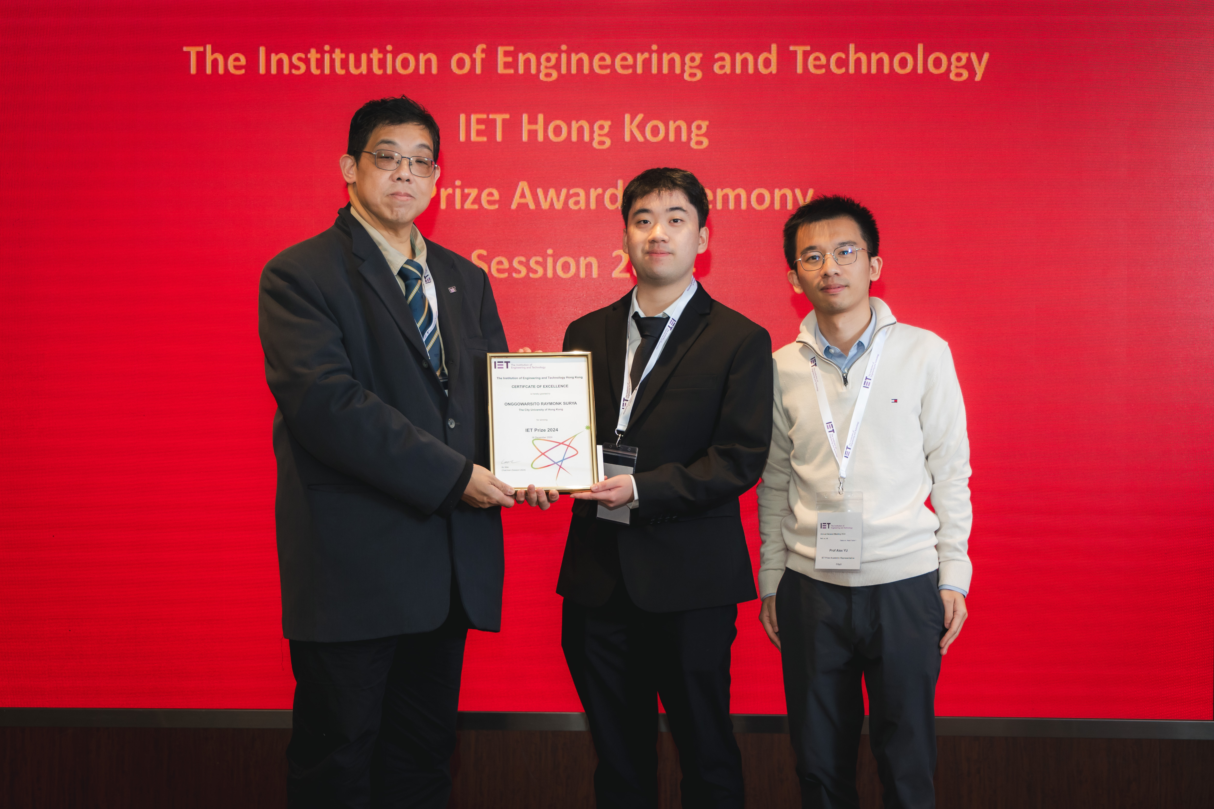 CDE Student Winning IET Prize 2024