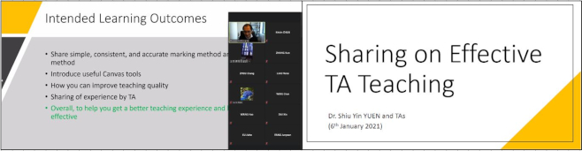 Kelvin Yuen Sharing On Effective TA Teaching