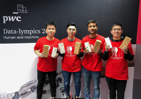 Winning Most Innovative Award in PwC Data-lympics 2019
