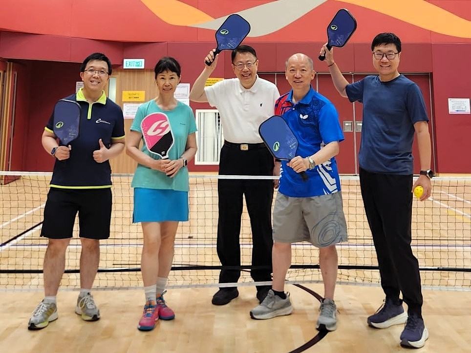 Pickleball game